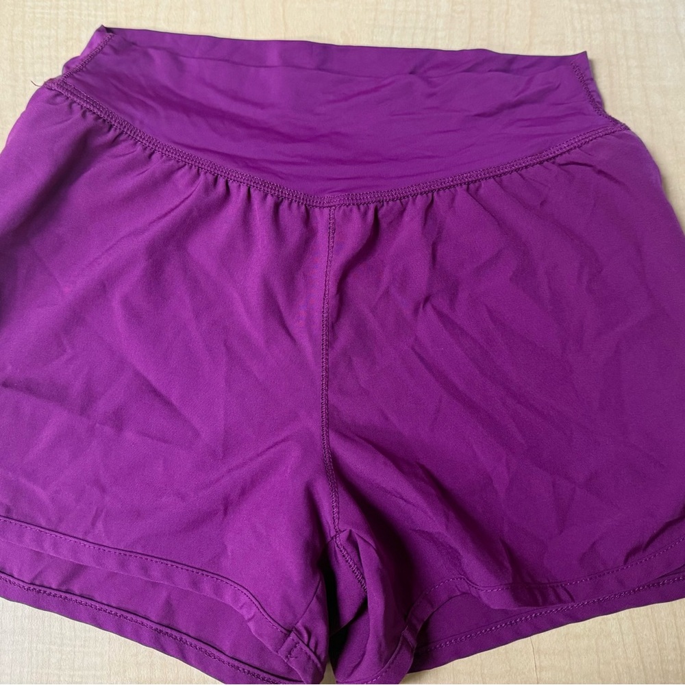 GB Girls Vibrant Purple Athletic Shorts like new comfy YM